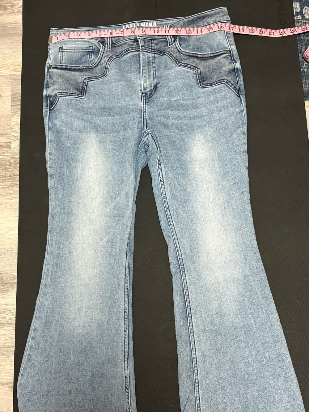 Idyllwind Light Blue Flare Jeans - Wide Leg - Picture 8 of 9